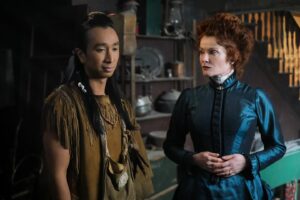 Rebecca Wisocky Instagram - Thanks for watching @ghostscbs tonight friends!
‘He Sees Dead People’ was written by @tbernstein 
directed by @petechatmon and guest stars the fabulous @johnlhartman @sillsla @bigpunam @andrewleeds & @betsysodaro (the one-liner hit woman!) Special thanks to @carmen.alie093 for creating such a beautiful flashback look for Hetty and to @jscarabin & @gillianbruce_1 for their valiant efforts to turn me youngish!
#ghostscbs 👻💓👻