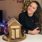 Rebecca Breeds Instagram - When you can’t get home for Christmas, you fill that whole in your heart with Gingerbread! I made a replica of the old Stable in our back yard, while Luke made Winterfell… (post Ramsey sacking)……. Very proud to say I made marzipan from scratch for the first time. Needs must. Oh - and sugar work!! Look out @bakewithrahul 💃🎄✨