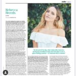 Rebecca Breeds Instagram - Thank you @telegraphstella 🦋