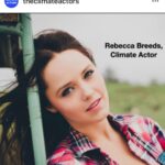 Rebecca Breeds Instagram - Honoured to be part of @theclimateactors 💚💚💚