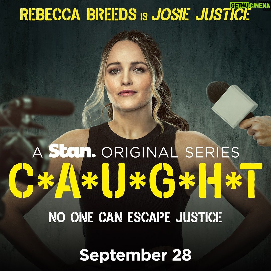 Rebecca Breeds Instagram - Rebecca Breeds stars in the brand new Stan Original Series C*A*U*G*H*T, premiering September 28, only on Stan. #CAUGHTonStan #StanOriginals