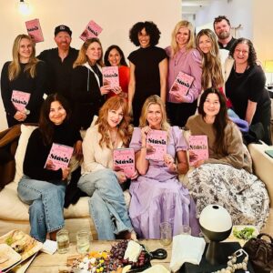Rebecca Gayheart Instagram - It was such an honor hosting an evening to celebrate my dear friend and author @lauracathcartrobbins new book Stash !  I highly recommend you add it to the top of your summer reading list . Thank you @chefdanielmurphy for the delicious food and scrumptious @pedalchocolates ! Just WOW ! To all my homies who took the time to show up and support, I appreciate you all so very much . #stashbook #womensupportingwomen #grateful