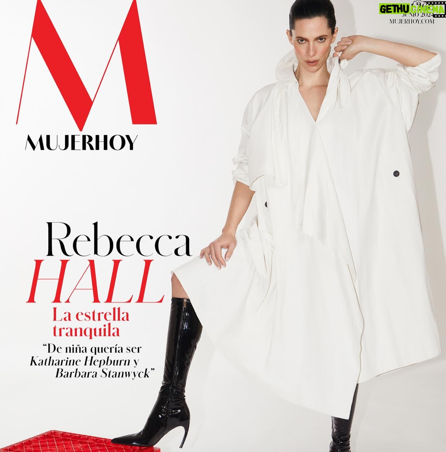 Rebecca Hall Instagram - Thank you for having me on your cover @mujerhoy ✨
