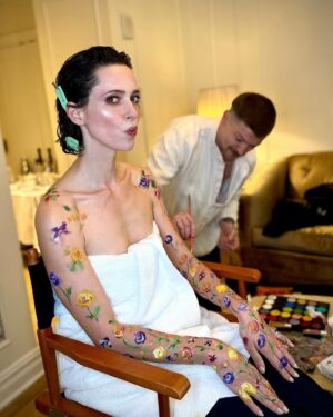 Rebecca Hall Instagram - And then somehow it all comes together….
.
.
.
Bravo and thank you @samaddington @benskervin @bailey.moon @djmitchmoon @daniellefrankelstudio - we pulled this look together in four days and it’s positively one of my faves. #metgala #metgala2024