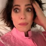 Rebecca Hall Instagram – That’s #nyfw with @epluribusyourmom finishing off  @thombrowne 1.2.3 thank you very much for having us – what a glorious spectacular. 4 is the face of social fatigue and 5 is the painting we now own by my very talented friend @ian.felice currently showing at @halfgallery #nyc go see it if you can because it’s beautiful.