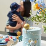 Rebecca Lim Instagram – Celebrating our baby’s 100day milestone 🤍 Am so so grateful for all of your well wishes, blessings and love 🤍🫶🏻🤍

I know there was so much love poured out to create these lovely gift boxes! 🥺 Thank you Kor and team TLK 🫶🏻
DM @thelimskitchen to enquire for your special occasion! 😊

Also, big hugs to team @lelianchew @theatelier.co for designing these beautiful boxes! 

My goodness, HOW TIME FLIES 🥺🤍