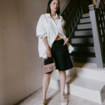 Rebecca Lim Instagram – Don’t let anyone dull your sparkle 🤍✨🤍 @maisonvalentino #LocòBag