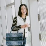 Rebecca Lim Instagram – Falling for Denim Dior Oblique 🩵🤍🩵

@dior #DiorFall24