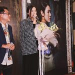 Rebecca Lim Instagram - 《陪月》Malaysia gala premiere was so much fun and left me feeling all warm and fuzzy with all your love 🤍🫶🏻🤍 谢谢马来西亚的朋友们 🫶🏻 See you all at the Singapore gala premiere this evening 🤍😊#ConfinementTheMovie