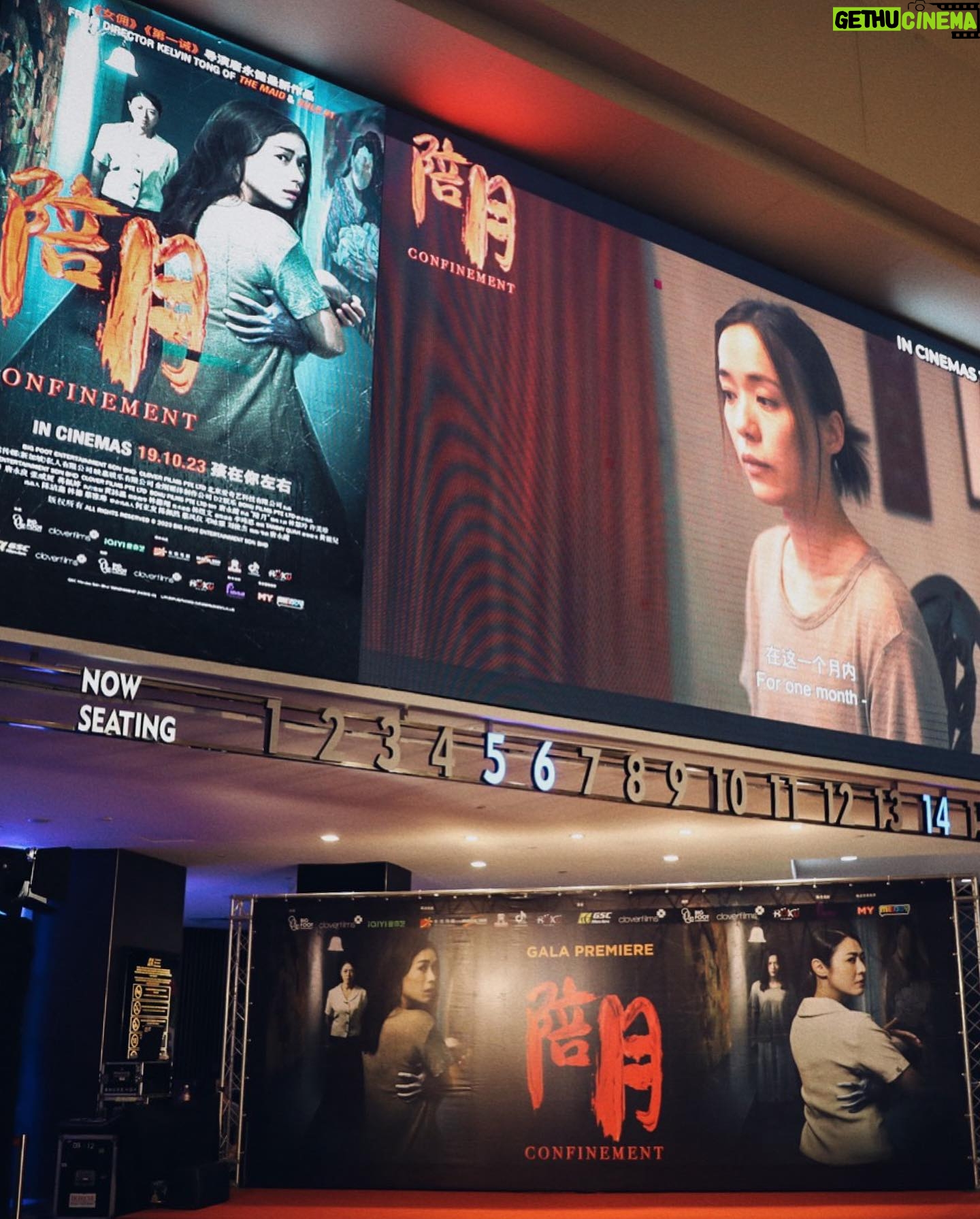 Rebecca Lim Instagram - 《陪月》Malaysia gala premiere was so much fun and left me feeling all warm and fuzzy with all your love 🤍🫶🏻🤍 谢谢马来西亚的朋友们 🫶🏻 See you all at the Singapore gala premiere this evening 🤍😊#ConfinementTheMovie