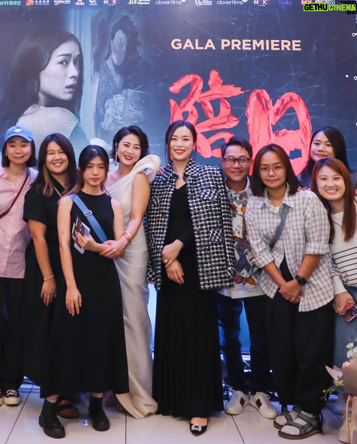 Rebecca Lim Instagram - 《陪月》Malaysia gala premiere was so much fun and left me feeling all warm and fuzzy with all your love 🤍🫶🏻🤍 谢谢马来西亚的朋友们 🫶🏻 See you all at the Singapore gala premiere this evening 🤍😊#ConfinementTheMovie