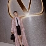 Rebecca Lim Instagram - A sparkling night of fun 🤍✨🤍 Thank you for having me! 🩷 #ValentinoBlackTie Outfit and Bag @maisonvalentino Makeup @shaunleelee Hair @dexterng Photo @josedanielretrato