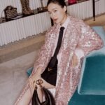 Rebecca Lim Instagram - A sparkling night of fun 🤍✨🤍 Thank you for having me! 🩷 #ValentinoBlackTie Outfit and Bag @maisonvalentino Makeup @shaunleelee Hair @dexterng Photo @josedanielretrato