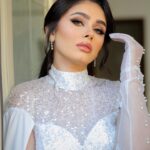 Reem Ahmed Instagram - 🤍White is pure and simple and matches with everything. Christian Dior #makeupartist 💄@nooraudii #fashiondesigner 👗 @salyomar #hairstylist 💇🏻‍♀️@mohamedib