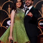 Reem Ahmed Instagram - @cairodramafestival @taha_khalifaofficial #fashiondesigner @fatmanasrcouture #makeupartist @aya_elsheriff #hairstylist @yasmi.nelsherif #stylist @heba.tantawi_official #cairodramafestival #2022 #redcarpet #husbandandwife #actress #dress #amazing