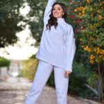 Reem Ahmed Instagram - Baiet suit available now in 4 colours black / white / Cafè & gray @perleboutique Size : m/ l / xl For order dm 📩 . . With star ✨️ : @reem_ahmedofficial Makup artist : @aya_elsheriff Hairdresser : @yasmi.nelsherif Vediography : @fatma_mohamed_videographer Photography : @ahmed_halim_photography Owners : @tantawi.heba : @emanabdlbadiaa : @mennaasa3ed Studio : @lacaraeg . . #perleboutique #whitesuit #blacksuit #readytowear