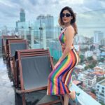 Reena Aggarwal Instagram - This RAINBOW is missing the Sri Lankan sky🌈🌧️ #ootd #throwback #casualstyle