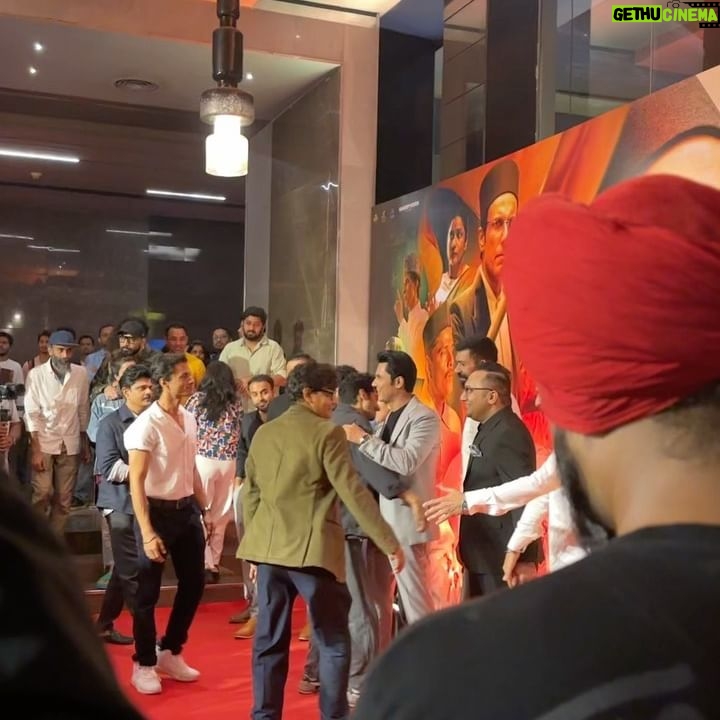 Reena Aggarwal Instagram - What a brilliant piece of work “Veer Savarkar”turned out to be 🫡 so happy that I met some amazing ppl lastnight. @rajeshkhera1 you nailed it as Mahatma Gandhi.. I think this is your best performance by far. I’m sure it must have been super challenging to get into the skin of a real character that too with such heavy duty transformations, you make us proud. @renukapillai_official count me as one of your fans now I mean the way you have transformed these boys into their characters.. it’s flawless. Kudos to the sweetest film writer I met lastnight @utkarshnaithani for your research and bringing this well deserved story to life. @randeephooda what can I say about him this man has outdone himself yet again. I’m still in awe of his performance. How can someone just leave audiences speechless with their work each and everytime!! And itna handsome lagna allowed hota hai kya☺️ Probably the most good looking and talented director we have now!! Y’all seem to be a great team together and I really wish each one of you all the abundance and love ❤️ Cheers to meaningful cinema! 👍 #savarkar #screening #lastnight