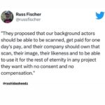 Regan Aliyah Instagram – day one of double strike. swipe for perfectly worded posts from community. 

art is a career & we’re tired of playing the starving artist. the post from @dsa_la said “we’re in a pivotal moment not just for workers in Hollywood, but for workers everywhere. If the bosses want a fight, we’ll give them a fight.” and i couldn’t agree more. 1% will profit insane amounts of money off our labor and threaten our livelihood when we ask for livable wages and basic rights. together, we are strong…strong enough to get to see the other side where things change for the better of the people. it doesn’t matter if you’re a non union actor/aspiring/eligible…this is a fight for all….for the future of our industries. 

& immense appreciation to all the WGA captains today!!