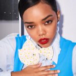 Regan Aliyah Instagram - quick bathroom break 📸: @matt_kallish 🧵: @cameoadele_ 💄: @robertti big thanks to my amazing team that made this shoot possible & so dope @karli___rae @reallifeofjet1 @adriennemariya ✨