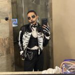 Regan Aliyah Instagram - last minute (sorta) jack skellington 🎃