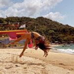 Regina Reynoso Instagram - 🤍🤍 happinnesss is a choice 🤍🤍 #reels #gymnastics 🤸‍♀️