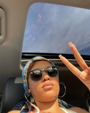 Reign Edwards Instagram - Birthday recap pt2. This was definitely one for the books🔥. Road tripped w the girlies💕. Turnt up😝. Had breakfast hungover at Golden Corral. Success. Special shoutout to @qfromctu for making this bday oh so special 🥰 LOVE YOU!!!❤️❤️