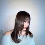 Reika Oozeki Instagram - . 顔周りのレイヤーがっつり入れた👶🏻 髪も染めてサラサラにもしてもろたよっ あやねさんいつもありまとー💫 3枚目はふざけてますね、はい。 色落ちも楽しみだなぁ！