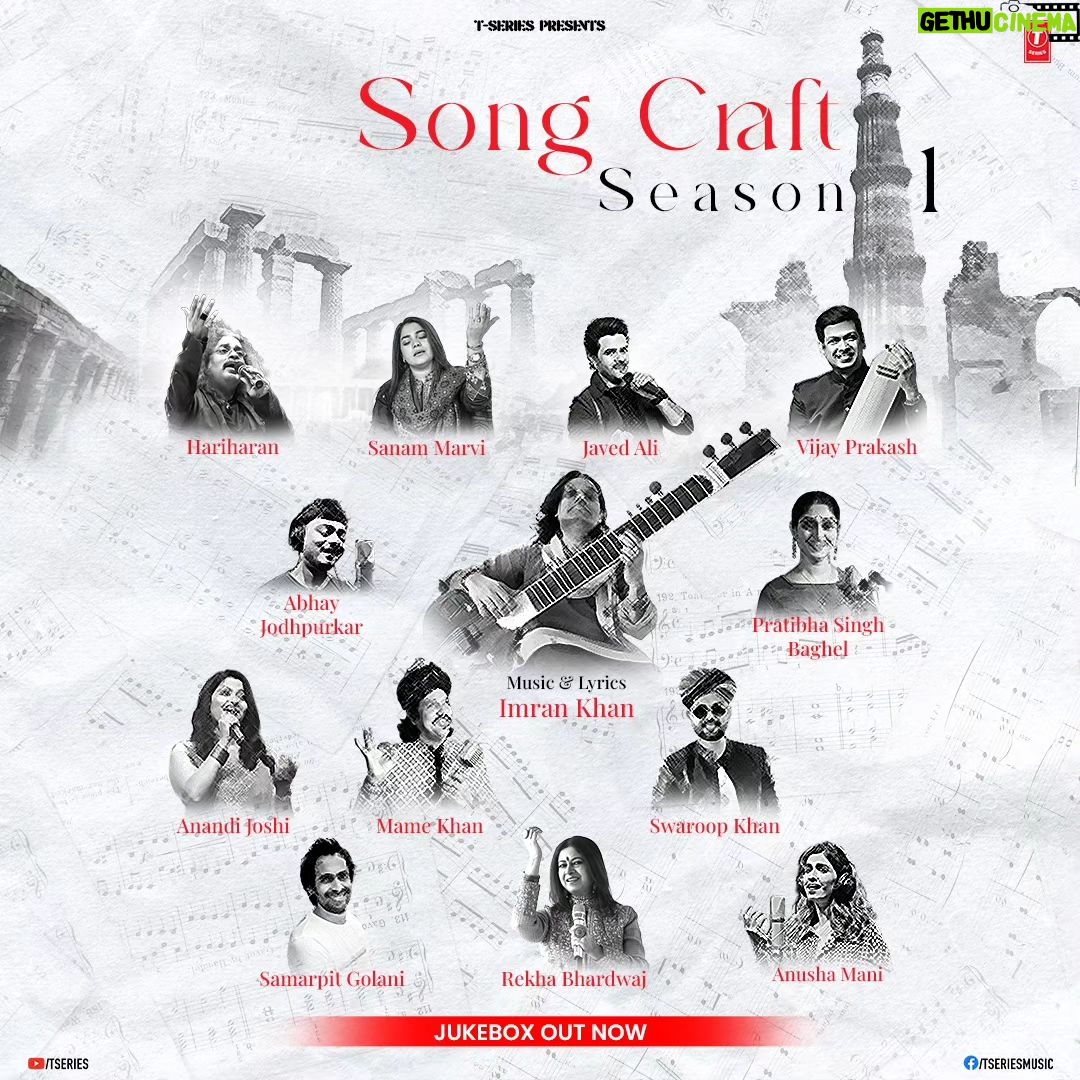 Rekha Bhardwaj Instagram - Discover a world of musical brilliance with #SongCraft Season 1✨🎼 Jukebox Out Now #tseries @imrankmusic @singerhariharan @sanammarvimusic @javedali4u @vijayprakashvp @abhayjodhpurkar @iampratibhasingh @aanandijoshi @mame_khan @musical_swaroop @music.samarpit @rekha_bhardwaj @anushamani @samarpitgolani