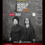 Rekha Bhardwaj Instagram - Papon will collab with Rekha Bhardwaj and together they will tell you a love story - a forgotten story of Amrita Pritam and Sahir Ludhianvi. Witness their performance at #SandSWorldMusicDayEvent2024. Date: 21st June, 2024 Venue: Netaji Indoor Stadium Phone number - 91 9748413773 Book your tickets from the link in bio. @insider.in #WorldMusicDay2024 #WMD2024 #MusicDay #Papon #RekhaBhardwaj #SandS #SourendroSoumyojit