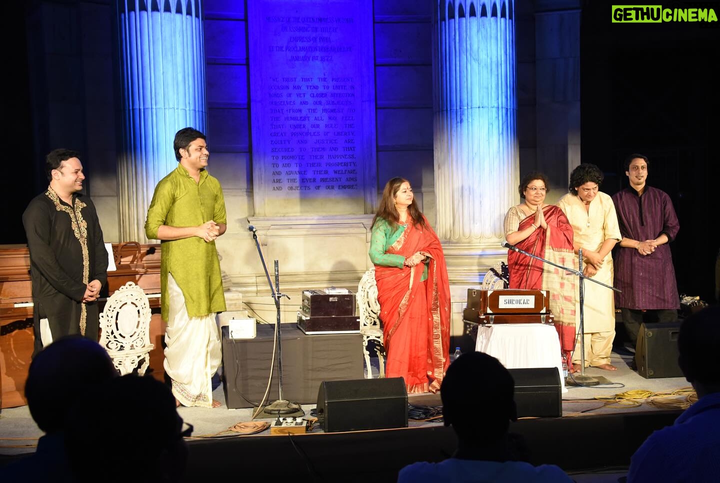 Rekha Bhardwaj Instagram - 8 years have danced by like a fleeting leap year, celebrating the soulful melodies of Tagore & we 3. Though time flies, the memories linger, each note a gentle reminder of the joy we shared. Mahua di’s absence is felt, yet her spirit resonates, smiling upon us from afar. It’s been lovely to be part of this musical journey with the incomparable #srabonisen Sraboni Sen, whose Rabindra Sangeet inspires and captivates, and with Sourendro Soumyojit @sourendrosoumyojit @sd_sings @sourendromullick , a duo of unparalleled talent and my personal favorite. Here’s to the music that binds us and the memories that endure. #rekhabhardwaj #tagore&we3 #sourendrosoumyojit