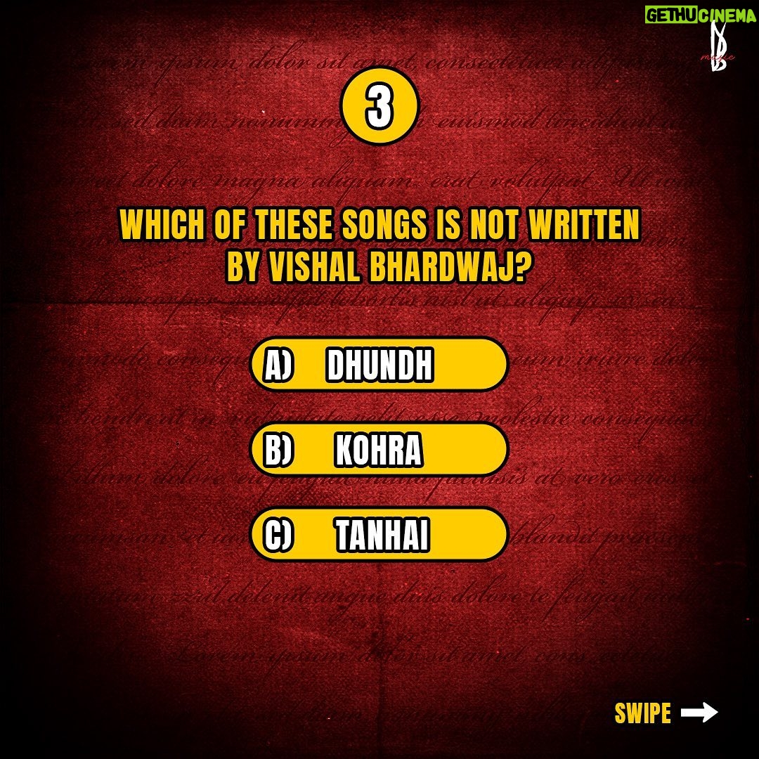 Rekha Bhardwaj Instagram - #VBMusicContest - Here we go! Contest Rules π 1) Follow @vbmusiclabel on Instagram 2) Answer all 4 questions in the comments 3) Use #VBMusicContest with your answers. 4) Tag 3 friends Keep those answers coming in, 4 winners will be announced next week! β‘οΈ