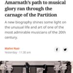 Rekha Bhardwaj Instagram - It feels so good to have this book and its legendary subject being written about in @nirmal.chawla.33 @gajrakottary @rekha_bhardwaj Pandit Amarnath: Sangeetnama https://scroll.in/magazine/1066425/from-the-carnage-of-partition-emerged-amarnaths-path-to-the-legacy-of-indore-gharana Buy the book here... https://www.amazon.in/Pandit-Amarnath-Sangeet-Nama-Maa-Nata/dp/9353769957/ref=sr_1_1?keywords=9789353769956&qid=1707721028&sr=8-1