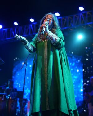 Rekha Bhardwaj Instagram - Love personified in music. @rekha_bhardwaj ji’s timeless grace and @vishalrbhardwaj ji’s soulful compositions came together in a symphony of love and longing. It was an evening filled with mesmerizing music, heartfelt emotions, and the undeniable chemistry between them.

[love, melody, good vibes, live show]

#tmtm #tmexclusive #tmtalentmanagement  #rekhabhardwaj #vishalbhardwaj #entertainment #happiness #fun #musicalmagic #explore