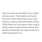 Renée Felice Smith Instagram - sending this out into the void. STAY STRONG 👊 @sagaftra Comprehensive AI protection or NO DEAL. There will be no “next time”. #insolidarity #sagaftrastrike @officialfrandrescher @thesherylleeralph @duncanci @lisaannwalter @thesherylleeralph @francesfisher @seanastin @saraheramos @shaan_sharma [I misspelled “whiny” and forgot a comma. Forgive me, I’m enraged at the state of things (as we all are) and trying to make whatever impact I can.]
