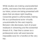 Renée Felice Smith Instagram - 📣📣📣📣📣📣📣📣📣 calling all @sagaftra members! THE TIME IS NOW! I implore you to write a letter in support of a strike authorization vote ASAP! Let’s not forget, they represent US. So, make your voice heard. Share this post! E-mail your letter to: governance@sagaftra.org serena.kung@sagaftra.org ATTN: ALL National Board Members and Officers: The working people of our industry greatly outnumber the studio executives. If we stand together against their corporate greed, we will win. 👊👊👊 National Board members: @seanastin @thejenniferbeals @sharibelafonte @nitashabhambree @mitchellbobrow @rodgerbrandon5 @yvettenicolebrown @actvocate @joannacassidyofficial @hicusick_ig @jessicamedinaactress @njduerr @dylanabby @haleisner @debbieevansstunts @francesfisher @nancyflanagan_ @ilyssafradin @androidegarcia @bradgarrett @supererniegram @stephenmckinleyhenderson @dulehill @thedavidjolliffe @phoebejonasnyc @mike_kraycik @rosedianeladd @xojodilong @melmackactingstudio @camrynmanheim @marymcdonaldinc @jmelen77 @matthewmodine @billfromboston @esai_morales @dannavarromusic @rosie @ron.ostrow @theebillyporter @lindapnyc @thesherylleeralph @michaelrapaport @albinokid1026 @patriciaheaton @courtneyrioux @iamrobschneider @sharonstone @towandaunderdue @lisaannwalter @olgabluesbabe @officialfrandrescher @benwhitehair