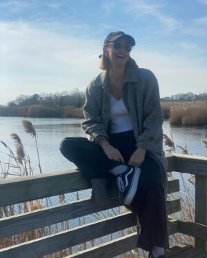 Renée Felice Smith Instagram - get thee to the creek!