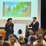 Renée Felice Smith Instagram - 🐶 HUGO GOES TO SCHOOL! We had the best time visiting elementary schools across Long Island last week reading our book, HUGO AND THE IMPOSSIBLE THING! ⛰️🏆 The students response to HUGO was incredible. So many thoughtful discussions were had about Hugo’s character, his courage, bravery, curiosity and willingness to try. We also led a creative storytelling lesson and left thoroughly inspired by the students and their enthusiasm! Want us to visit your school? We’d love to! Contact us via our website: hugoandtheimpossiblething.com and email PYRAuthorVisits@prh.com 💫 @penguinkids @christophergabriel @sydwiki