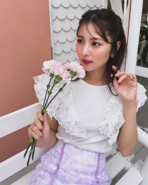 Ren Ishikawa Instagram - 曇り空だったけど、、夏〜〜なオフショット🍉
photo by @murohashi_____yuki ♡
#toccocloset
