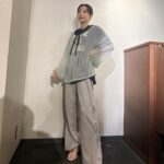 Rena Takeda Instagram - 本日！eGG放送です🥚 初めてドッキリを仕掛けました🍇 楽しかったあ スーパーモンキーボールバナナスクランブル もたのしい🍌 knit @auntmaries.official @arc_press tops @journalstandard.jp pants @birthdayroom_official shoes @alm._official accessories @e.m.__official @pluietokyo