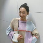 Rena Takeda Instagram - 明日の朝、 「土曜はナニする？」 ぜひ見てください⭐︎ ●knit,skirt @yanyanknits ●shoes @caminandojp ●accessories @e.m.__official @ete_official @etebijoux_official
