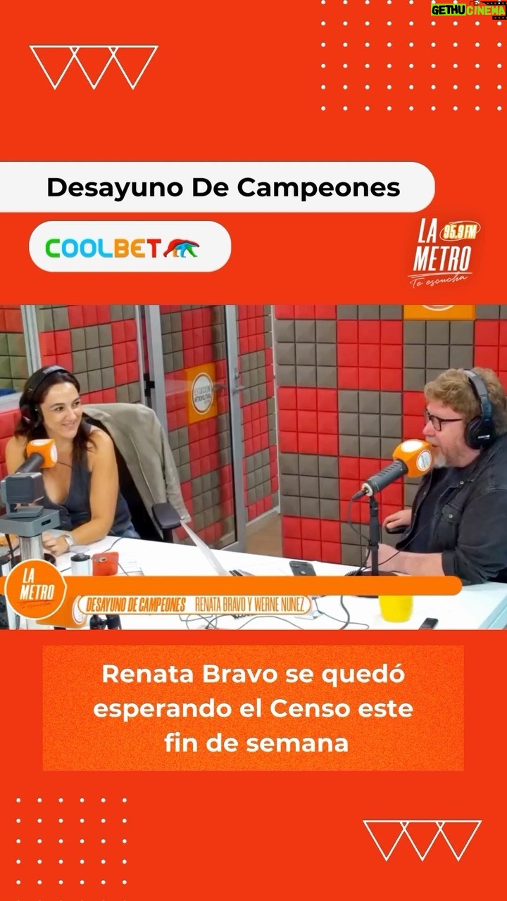 Renata Bravo Instagram - En el #DesayunoDeCampeones Renata Bravo nos contó que estuvo todo el sábado esperando que el Censo pasara por su casa 😅 ¿Te pasó lo mismo? El sábado 9 de marzo se dio inicio al Censo de Población y Vivienda 2024, el cual se extenderá por 3 meses. ¡Atentos! En cualquier momentos podrían llegar a tu hogar 😯 #lametro #mevoyalametro