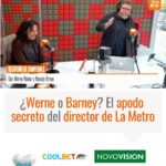 Renata Bravo Instagram - En el #DesayunoDeCampeones 🍳🍎 partimos este lunes riéndonos a carcajadas 😂 al descubrir el apodo secreto del director de #LaMetro @elwerne 🙌🏻 #ApodoSecreto #Barney #LaMetro #MeVoyALaMetro