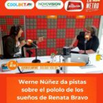 Renata Bravo Instagram - En nuestro matinal #DesayunoDeCampeones 🥐🏆 @elwerne dejó entrever algunas pistas sobre el misterioso pololo con el que @renata_bravo_ sueña en sus noches. ¿Quién será el afortunado? 🤔 #Pololo #Amor #Sueños #LaMetro #MeVoyALaMetro
