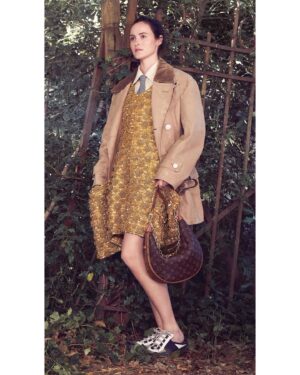 Renate Reinsve Instagram - 🌱 @nicolasghesquiere @louisvuitton @davidsimsofficial