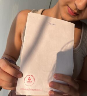 Renaye Tejani Instagram - Thank you to everyone who ordered and supported our collaboration with @cuddlesfoundation for #ChildhoodCancerAwareness month! 🧡 The card they sent across is absolutely adorable, thought we’ll share it with all of you!✨