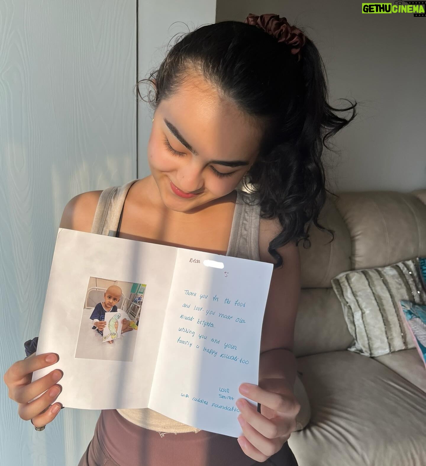 Renaye Tejani - 1.5K Likes - Thank you to everyone who ordered and supported our collaboration with @cuddlesfoundation for #ChildhoodCancerAwareness month! š§” The card they sent across is absolutely adorable, thought weāll share it with all of you!āØ