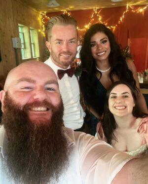Renee Michelle Instagram - Congratulations to @theangeloparker & @realrubysoho for tyiny the knot! I’m so happy for you two love birds! 💍

I’m so happy that you both found love and can’t wait to see what the future unfolds when the little one arrives! Such a beautiful special moment to share with family and friends! Cheers! 🥂🍾❤️

#partywiththeparkers #weddingbliss #spring #smiles