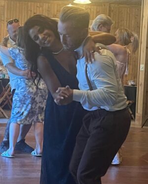 Renee Michelle Instagram - Congratulations to @theangeloparker & @realrubysoho for tyiny the knot! I’m so happy for you two love birds! 💍

I’m so happy that you both found love and can’t wait to see what the future unfolds when the little one arrives! Such a beautiful special moment to share with family and friends! Cheers! 🥂🍾❤️

#partywiththeparkers #weddingbliss #spring #smiles