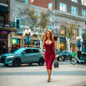 Renee Michelle Instagram - A woman with no friends or a very small circle is a very, very secure woman. Trust me. 💋

#qotd #ootd #lotd #motd #strut #curves #florida #orlando  #winter #spring #downtown #red